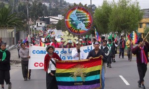 Marcha de la CONAIE en Quito (archivo). Foto: Donovan & Scott. Fuente: Wikimedia Commons.