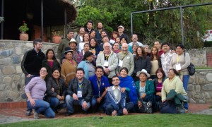 Las y los participantes en el taller de la UPMS en Bolivia. Foto: ALICE News.